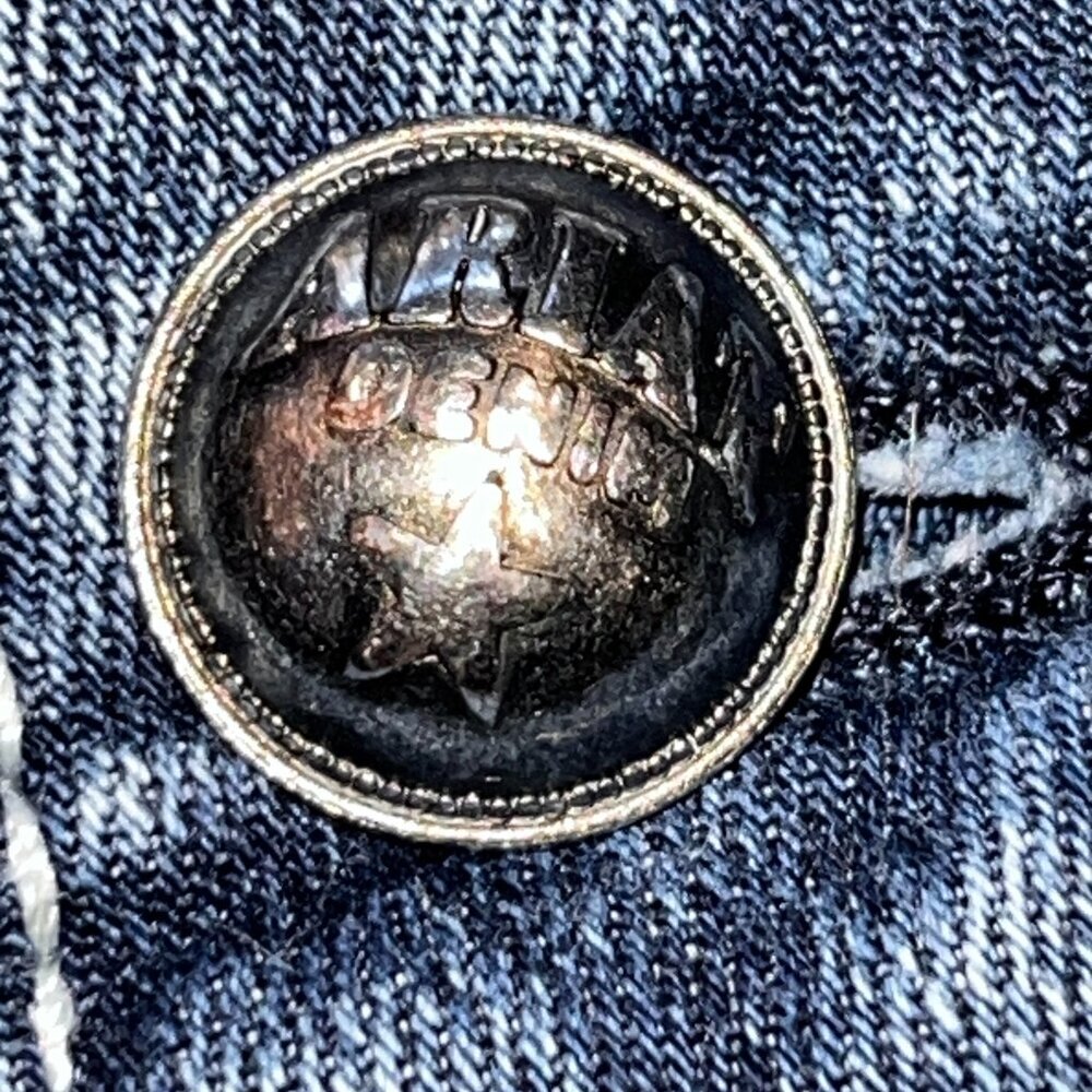 ARIAT REAL DENIM LOW RISE WESTERN BOOT CUT JEANS - W26" L35" EXTRA LONG TALL - Picture 7 of 16